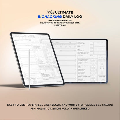 BUNDLE: Daily pages + Health & Wellness Templates for Women