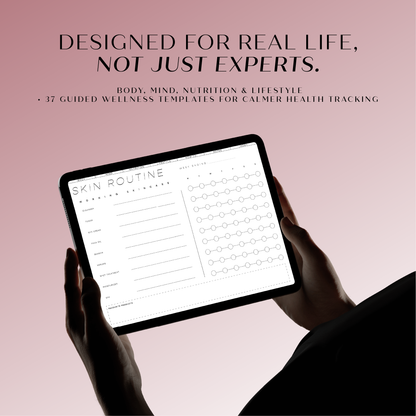 Daily Tracker + Wellness Templates Bundle